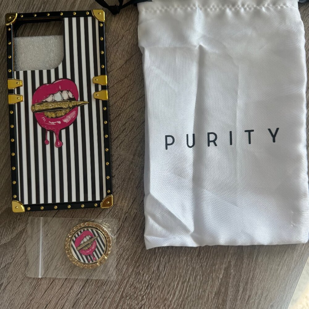 BRAND NEW PURITY iPhone 12 PRO case "Crazy Kiss Ring"